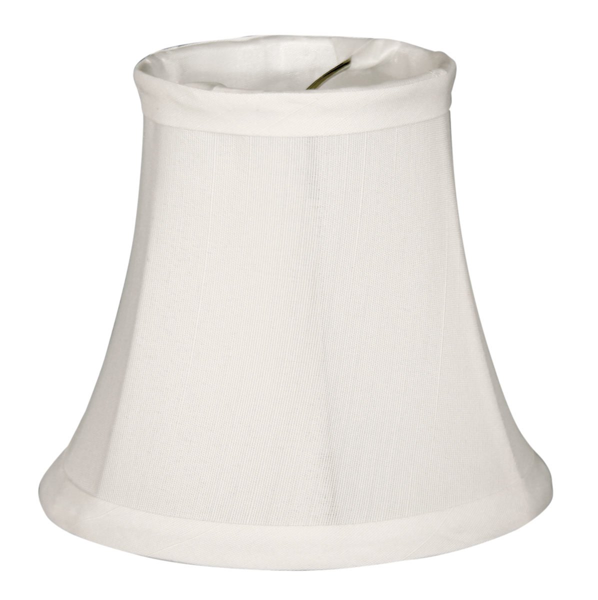 Royal Designs Chandelier Lamp Shade - 3" X 5" X 4.5" - Soft Bell - White -