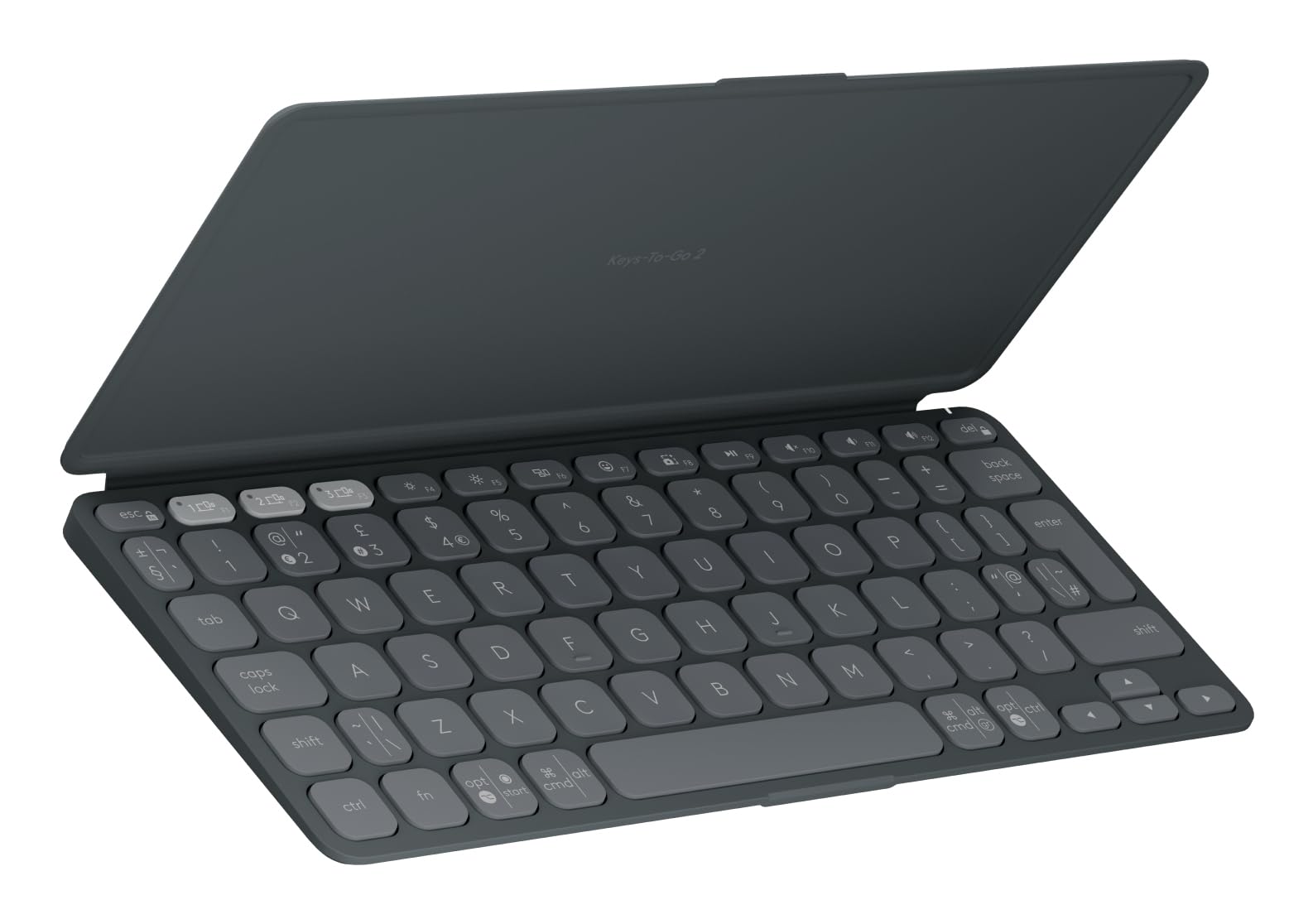 Logitech Keys-To-Go 2, Englishes QWERTY-Layout