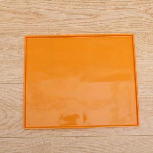 Miniatura 6 de Tapete de alimentación de alimentos para perros y gatos, tapete de silicona impermeable para cuenco de mascotas, tapete antideslizante con borde