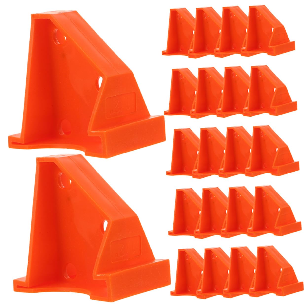 jojofuny 30 Piezas Cuñas para Suelo Laminado Espaciadores Flexibles para Instalación de Tarima Flotante y Vinilo Herramienta Ligera y Práctica para Montaje y Reparación de Parquet