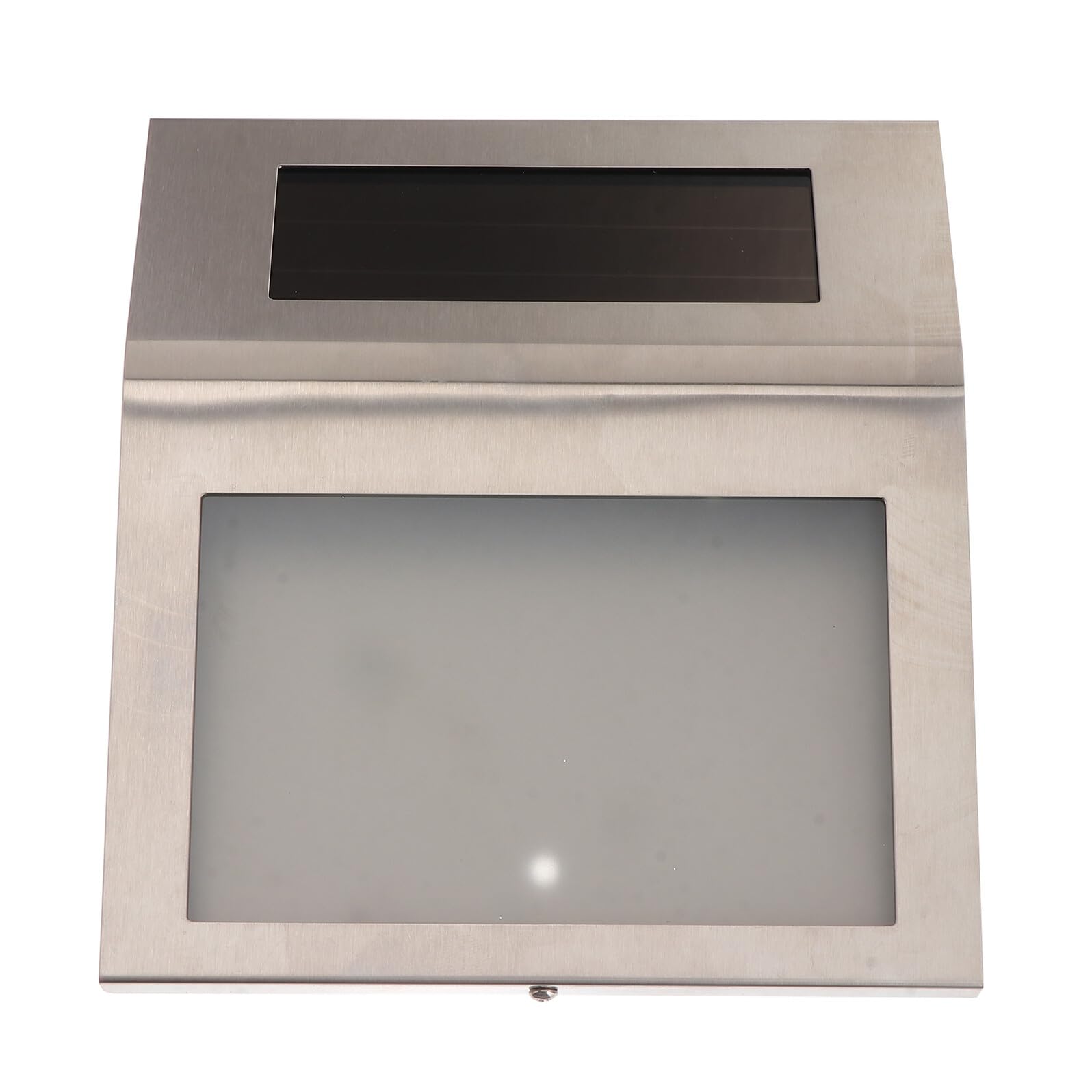 Anneome Lampada Solare Esterno con Numero Indirizzo Illuminato LED Lampada da Parete in Acciaio Inossidabile Targa Solare Ricaricabile per Casa e Giardino