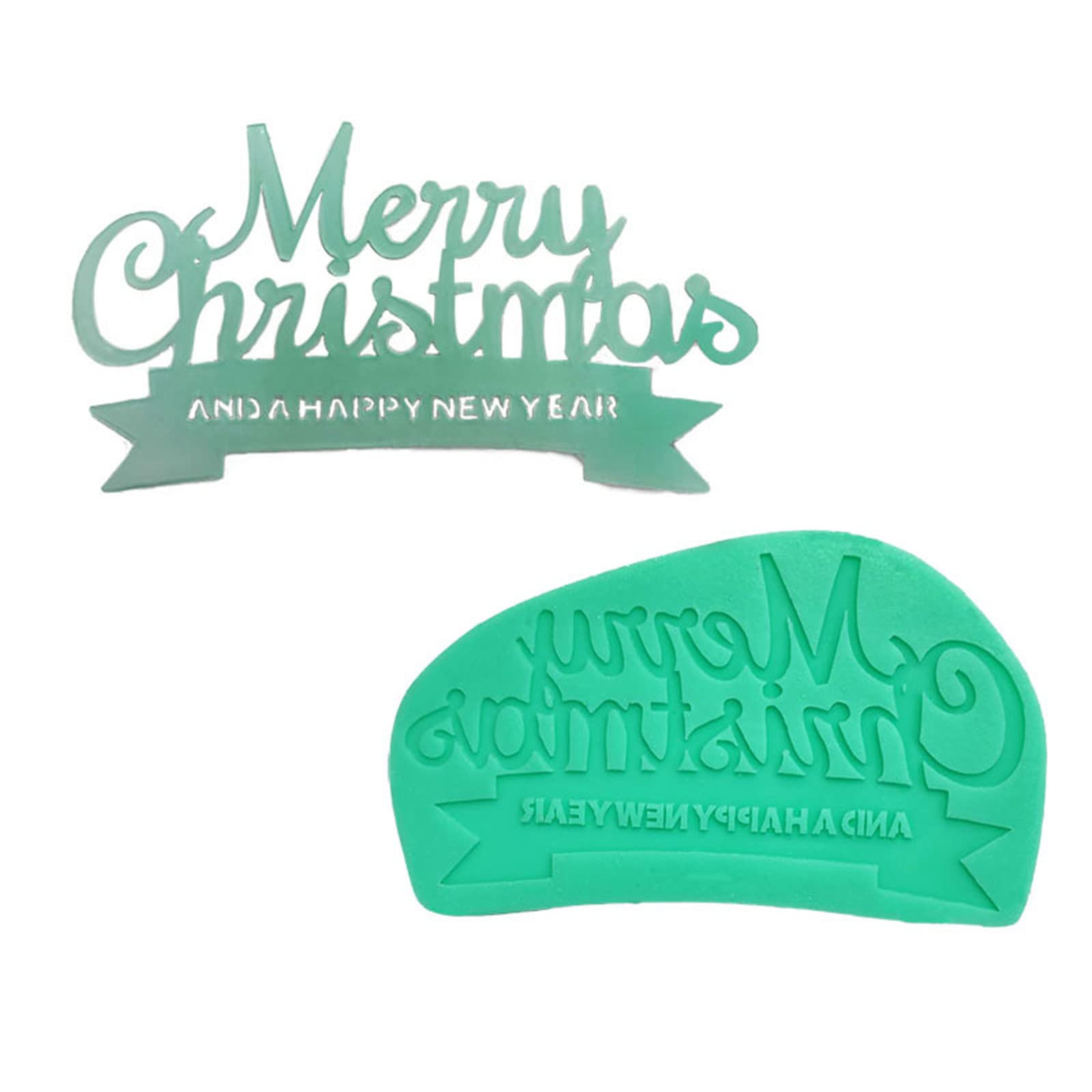 Buxuaaaa Silicone Fondant Mold Chocolate Bakeware Creative Christmas Series Silicone Baking Gadget Cake Baking Accesso Chocolate Molds