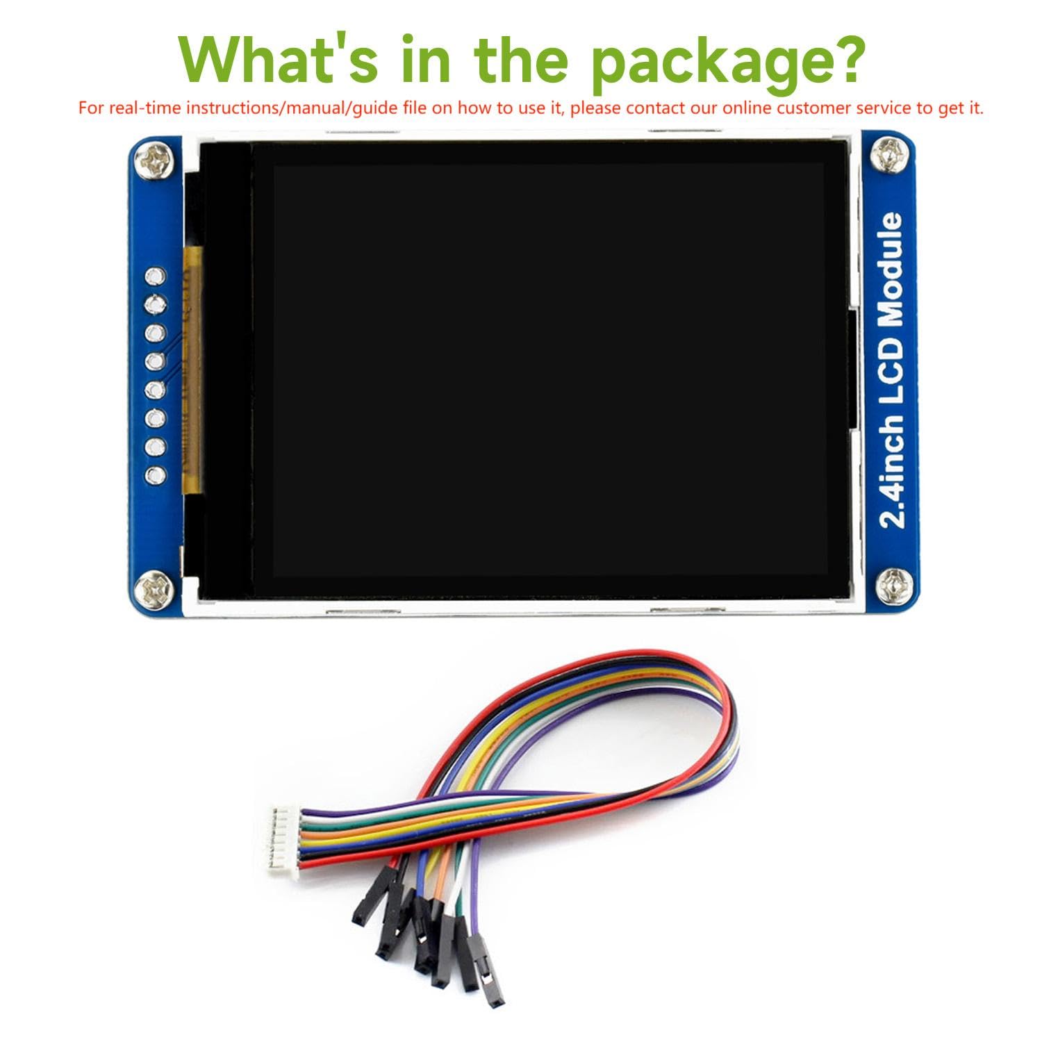 LUCKFOX 2,4 Zoll TFT Display Modul – 240x320, SPI, 3,3V/5V, Für Raspberry Pi / STM32 / VisionFive2