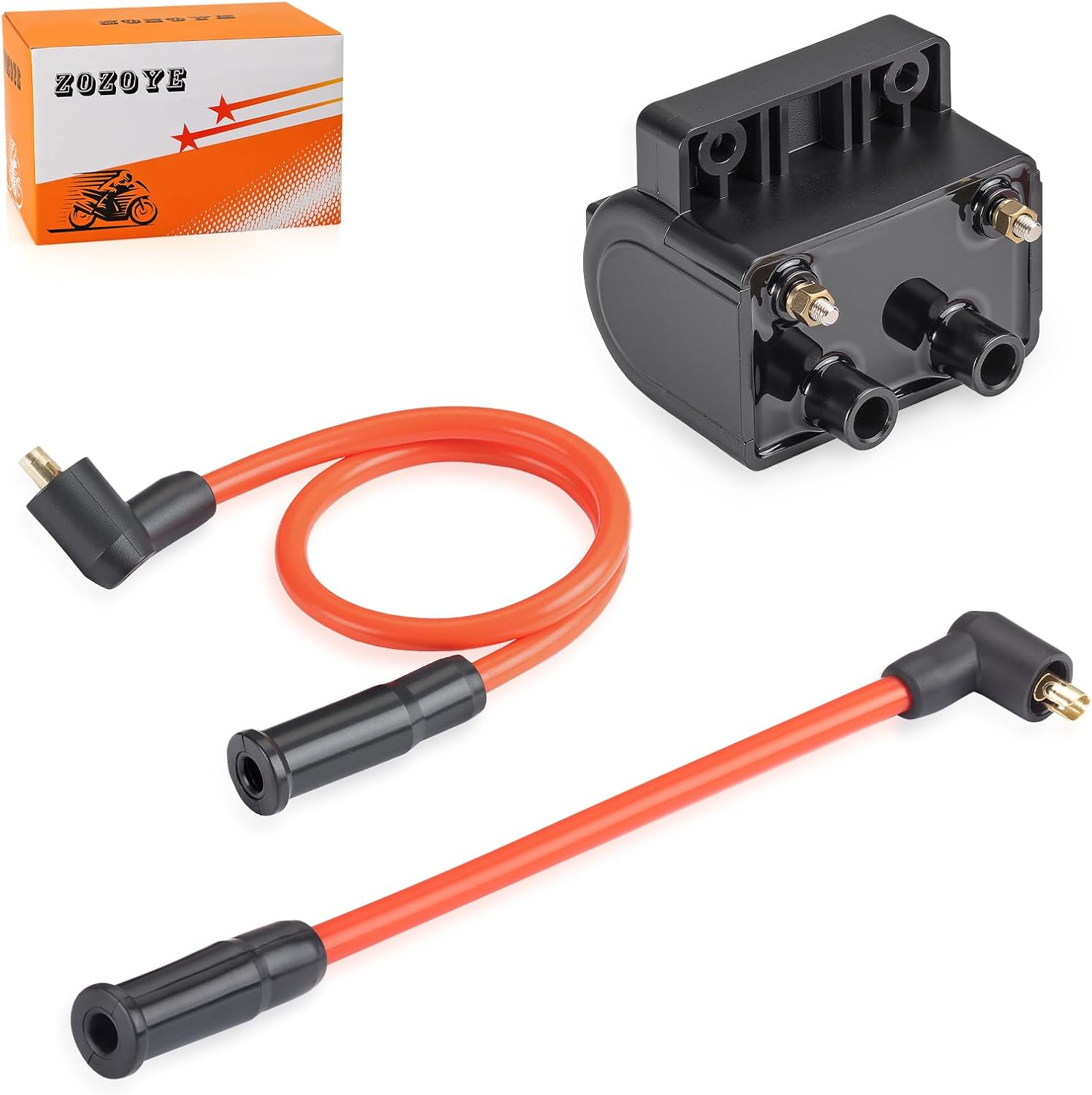 Ignition coil & Spark Plug Wire Cap for XL1200 883 XLH883 Sportster 1200 883 1991-2003 31614-83A