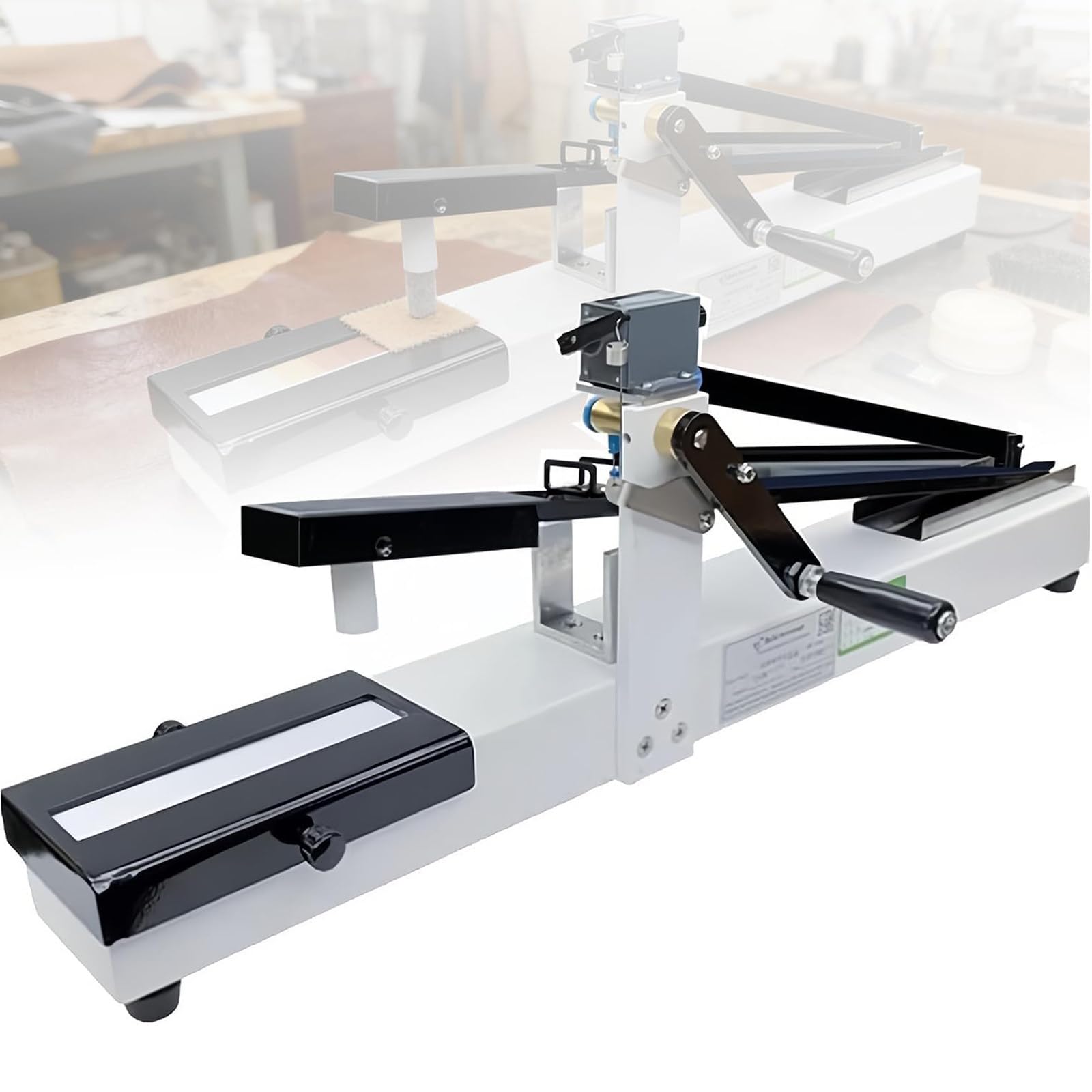 Manuelles Crockmeter für Farbübertragungstests, mit Zählanzeige und 16 mm Reibkopf, für Textilien, Strickwaren, Leder, Druck