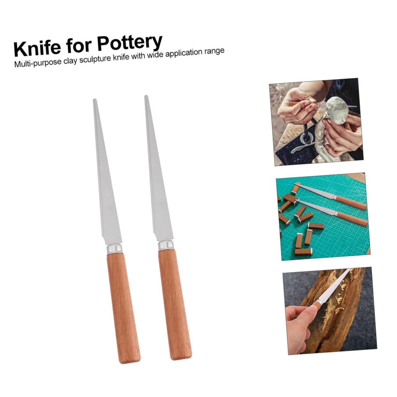 HOMSFOU 10 Stück Teiliges Schnitzwerkzeug für Tonarbeiten Präzises und Holzschnitzen für Kreative DIY Projekte für Künstler und Bastler