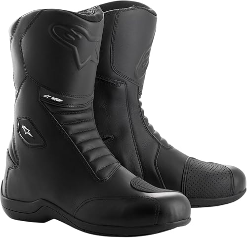 Alpinestars Botas de motocicleta Andes v2 DRYSTAR para hombre, color negro, talla 44