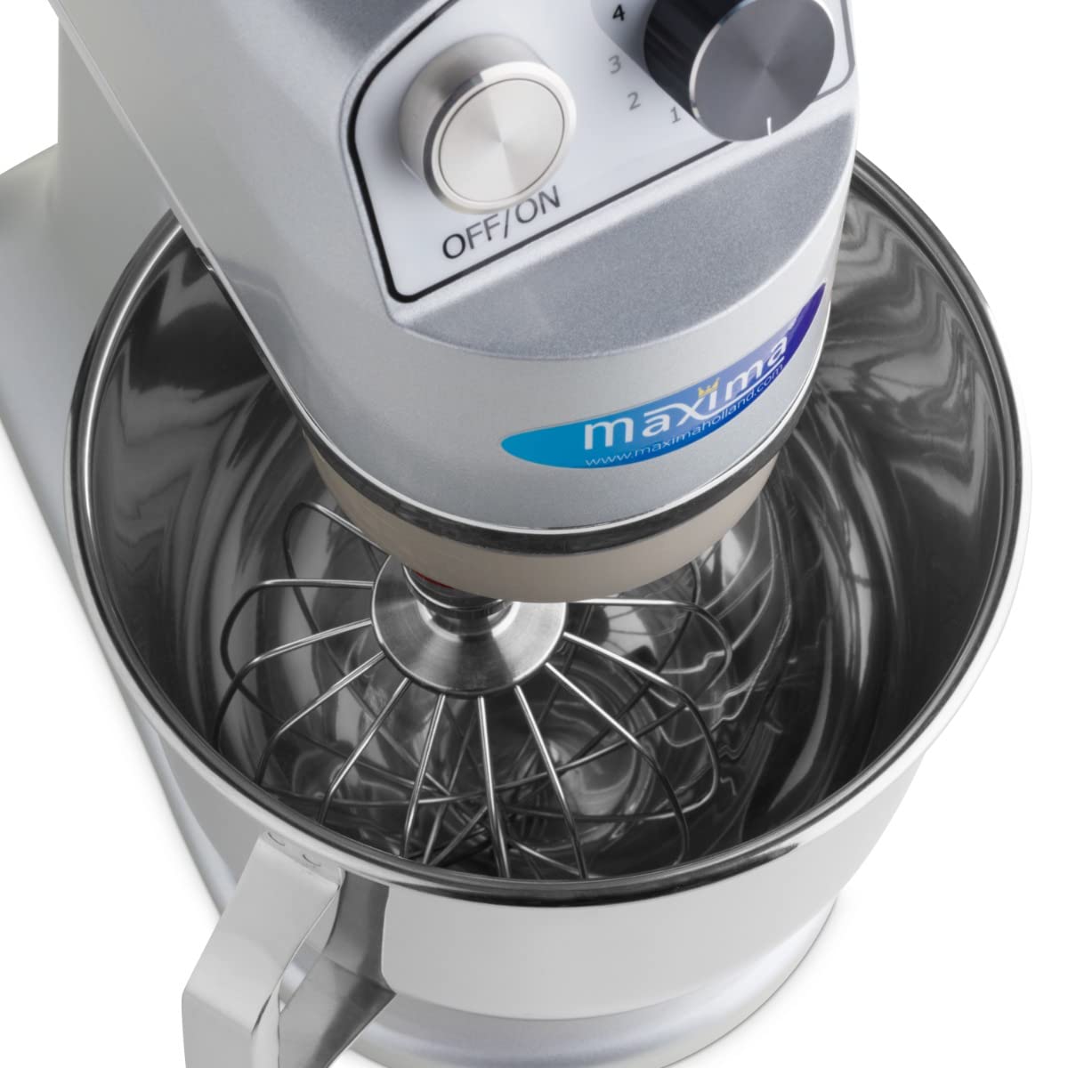 Maxima Miscelatore Planetario - 7 L - Impasto fino a 2 Kg - Grigio argento