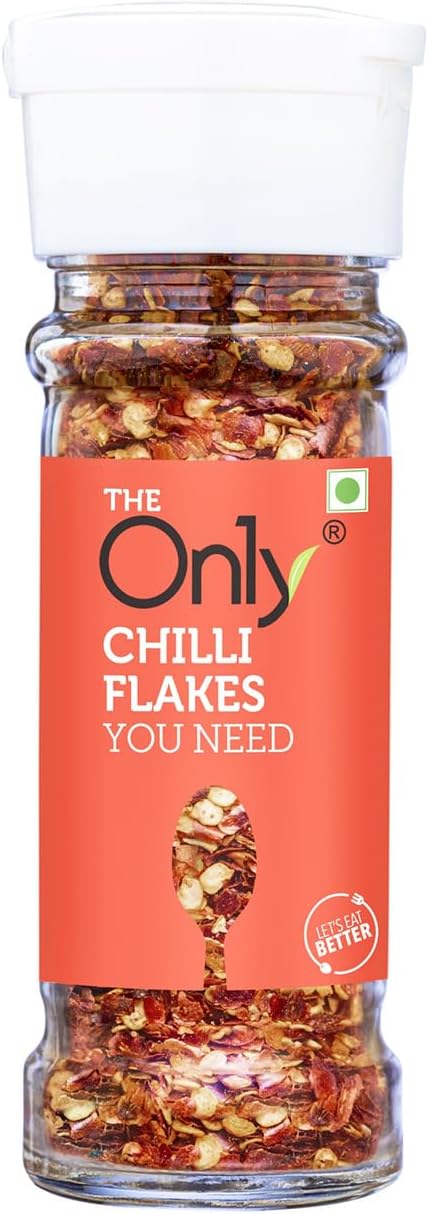On1y Chilli Flakes, 34 Gm