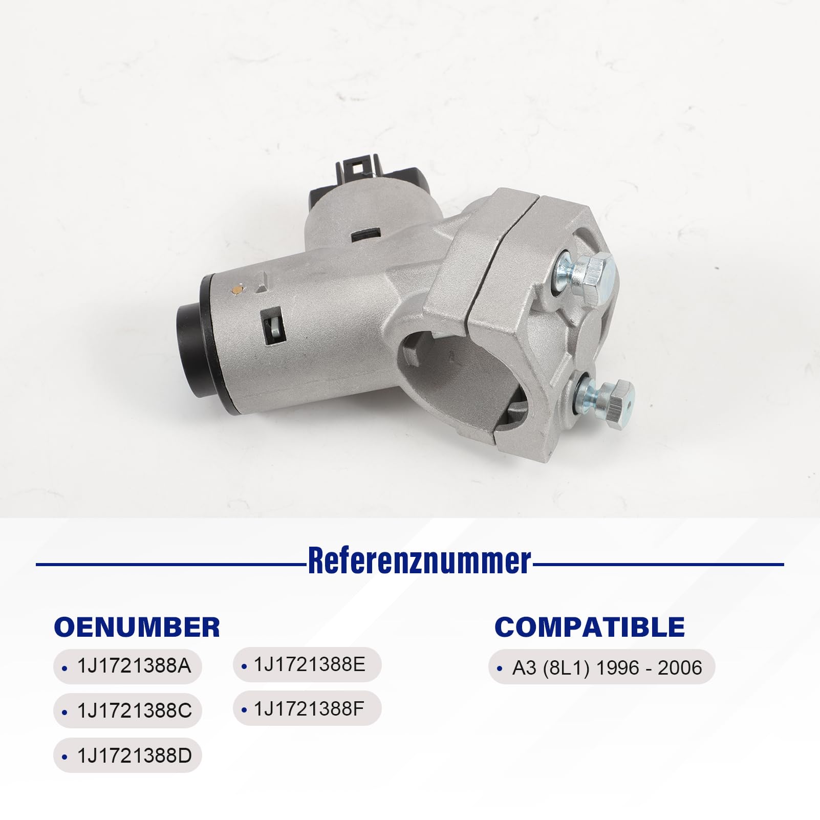 Neiman Contacteur de Démarrage pour Jumper Boxer Ducato (230) 1994-2002 Panda 141 (1986-1999) Blocage de Direction Avec Double de Clés 4162H1 46421642 1611377680