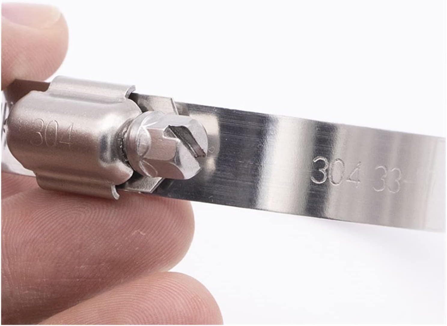 Adjustable Hose Clamps kit, Adjustable Stainless Steel Screw Band Gas Pipes Hose Clamps Pipe Clamp Worm Gear Clip