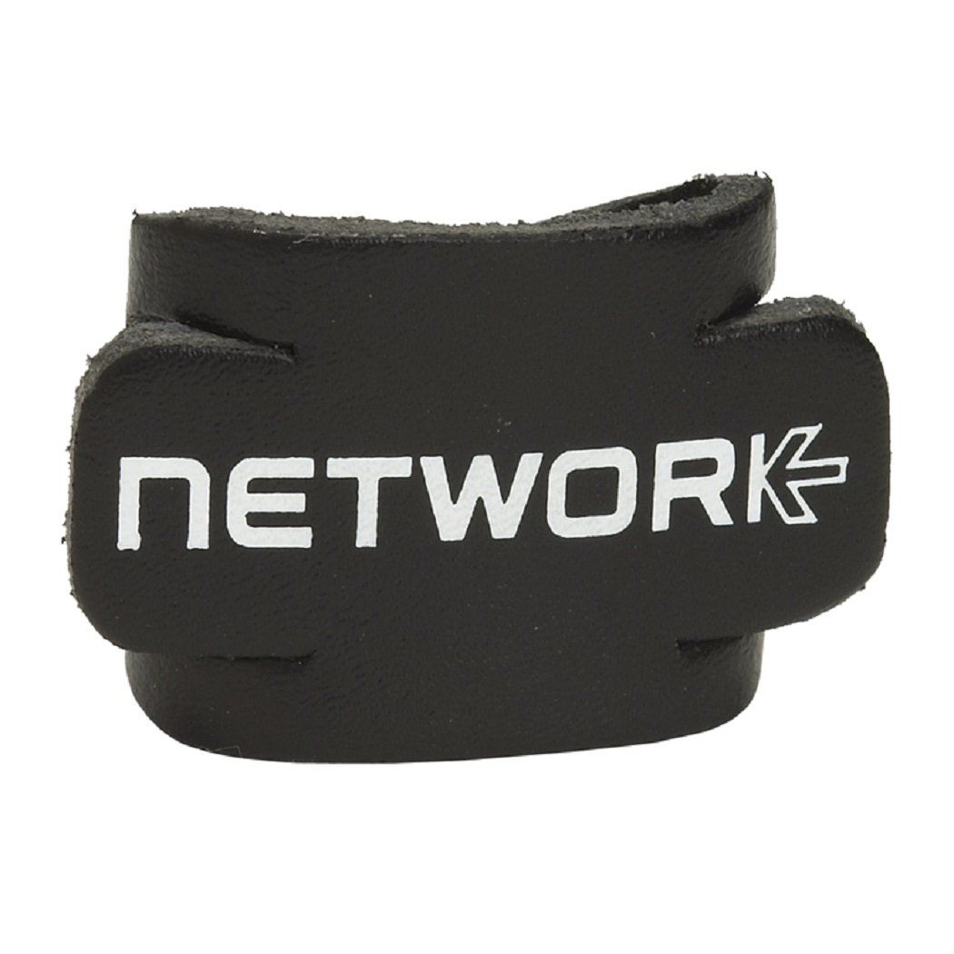 Scout Shops LtdNetwork Section Logo Leather Scout Woggle (Black, White Print)