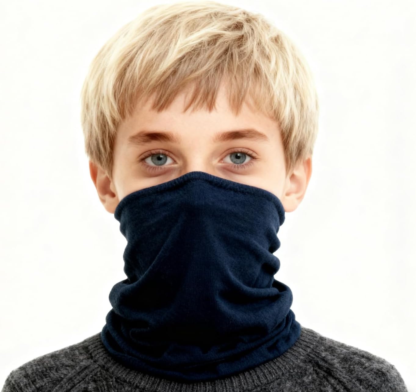 Protection Scarf,Effective 99.99% Anti R.adiation Neck Warmer,E.M.F Protection Face Covering Shielding Cell WiFi 5G RF