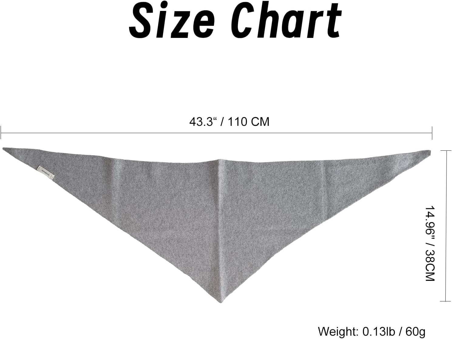 Knit Triangle Scarf Wool Head Scarf for Women Cashmere Bandana Y2k Downtown Girl Aesthetic Accessories Fisherman - Image 3