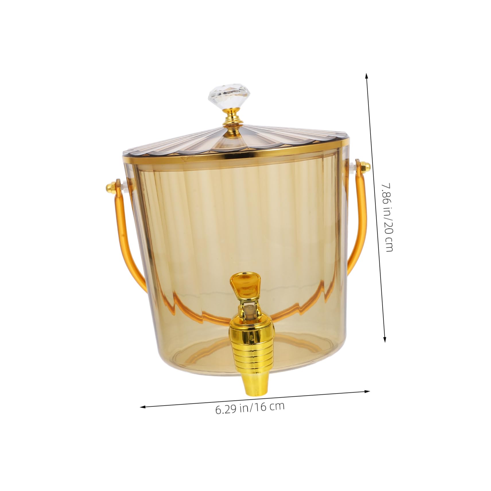 Healifty Party Juice Dispenser with Spigot Cold Beverage Container for Home Events Jug Keep Drinks Fresh Easy to Serve for Juices Water Tea More