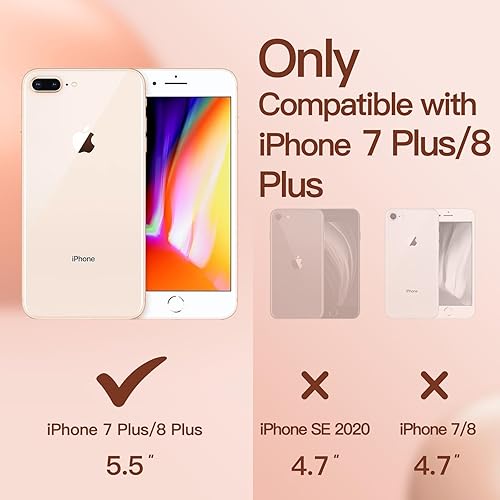 Miniatura 8 de JETech Funda de silicona para iPhone 7 Plus, iPhone 8 Plus, 5.5 pulgadas, funda protectora de cuerpo completo suave y sedosa al tacto, a prueba de