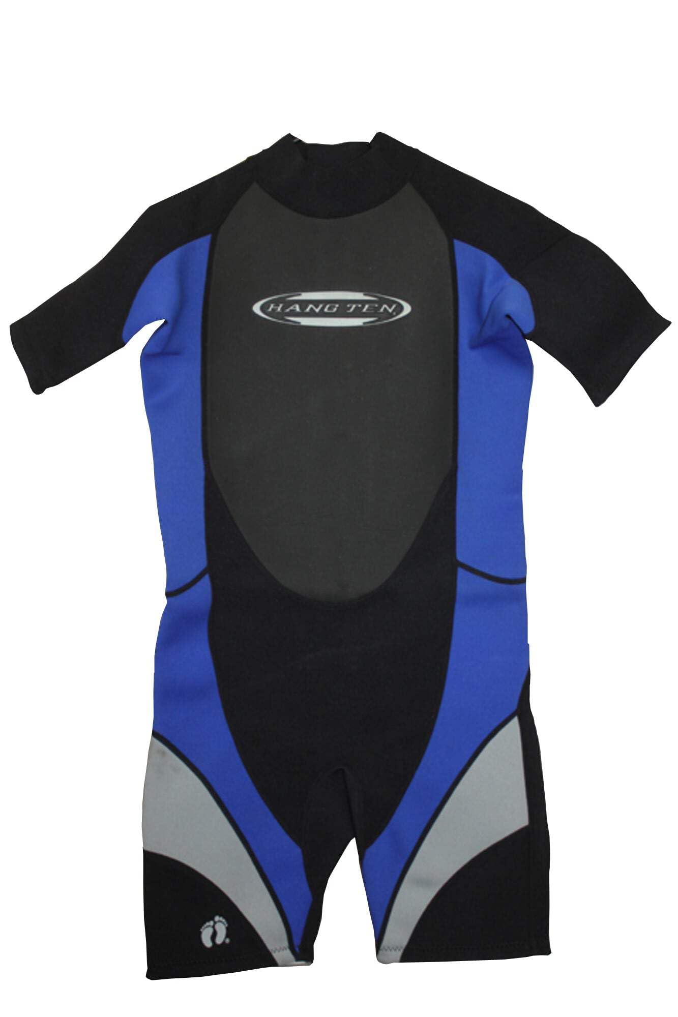 Bradley Hang Ten Youth Shorty Wetsuit 3:2 Blue- Large
