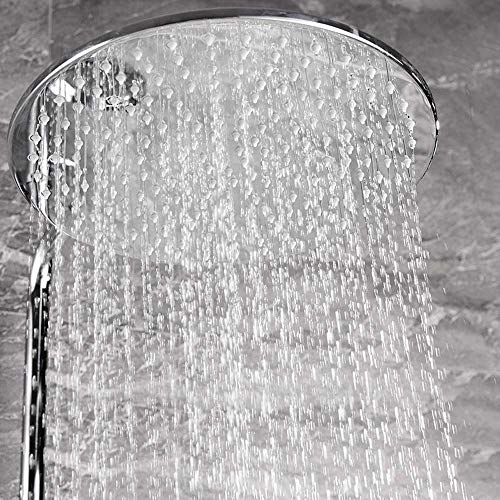 Top spray douche cuivre 8 pouces carré pour une installation de douche durable - 4