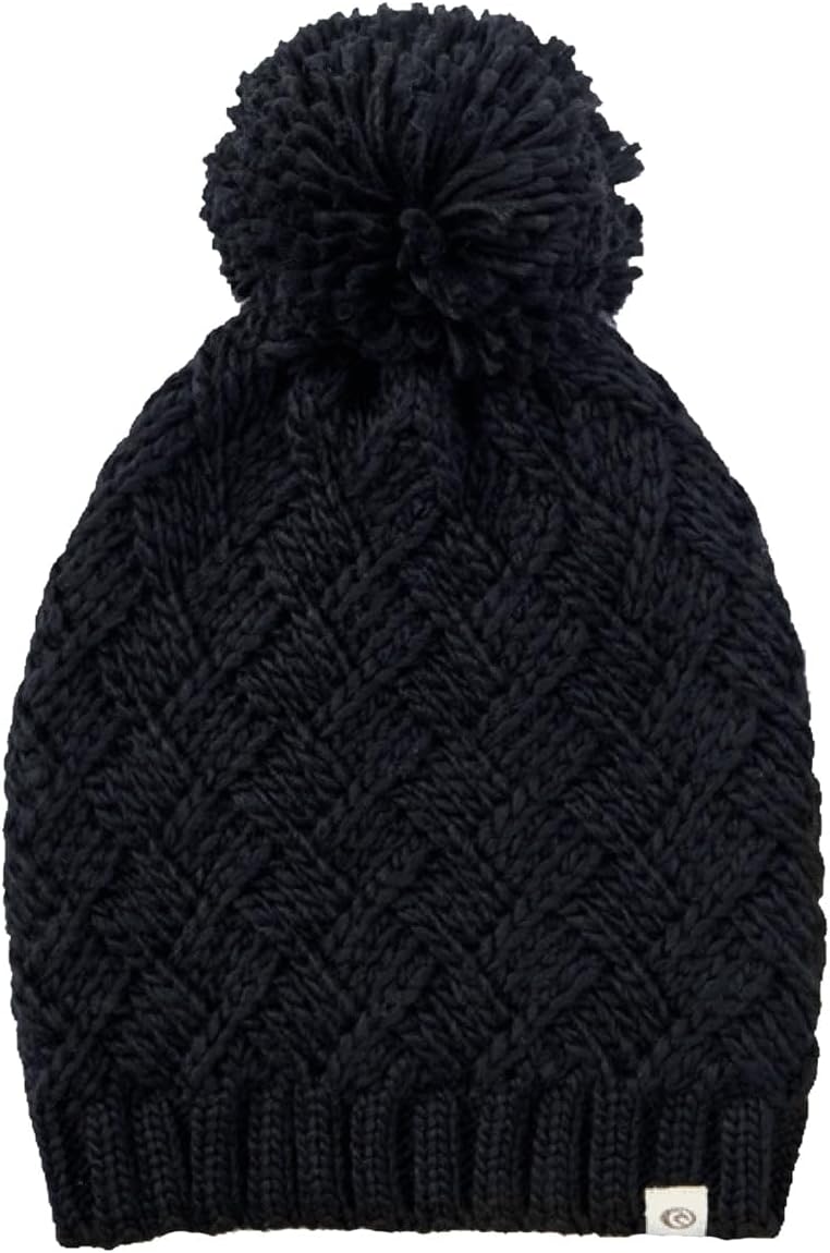 Rip Curl Surf Gypsy Pom-Pom Beanie Black One Size