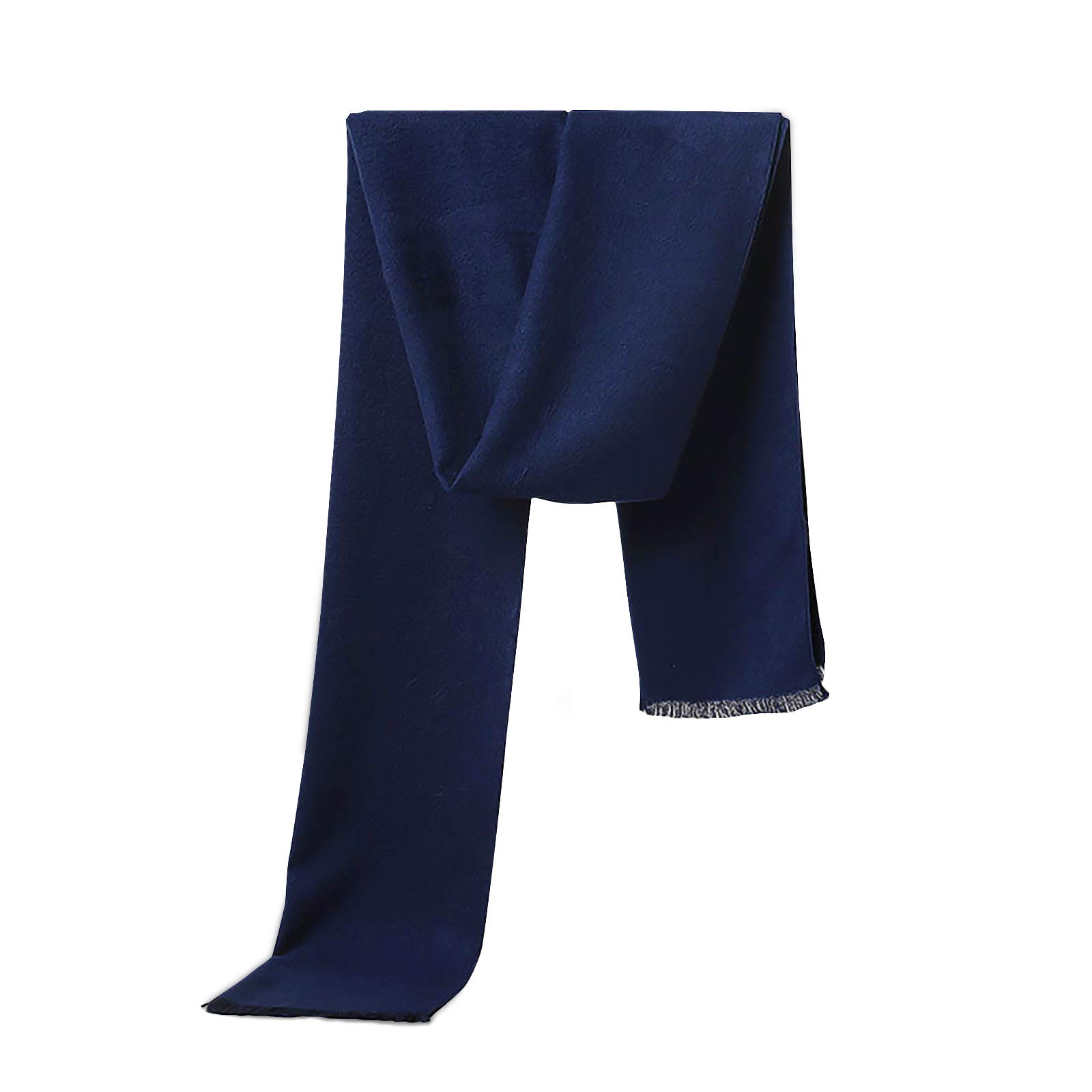 LumiSyne Sciarpa Uomo Invernale In Lana Cashmere - Foulard Elegante A Quadri 180x30cm