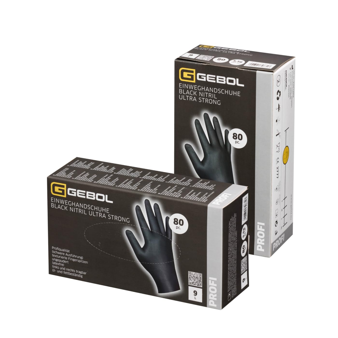 ebay nitril handschuhe Gebol Black Ultra Strong puderfrei Arbeitshandschuhe, Gr. 9/L Mountian Ebike Frame:60cm Gammex Gloves | Powder