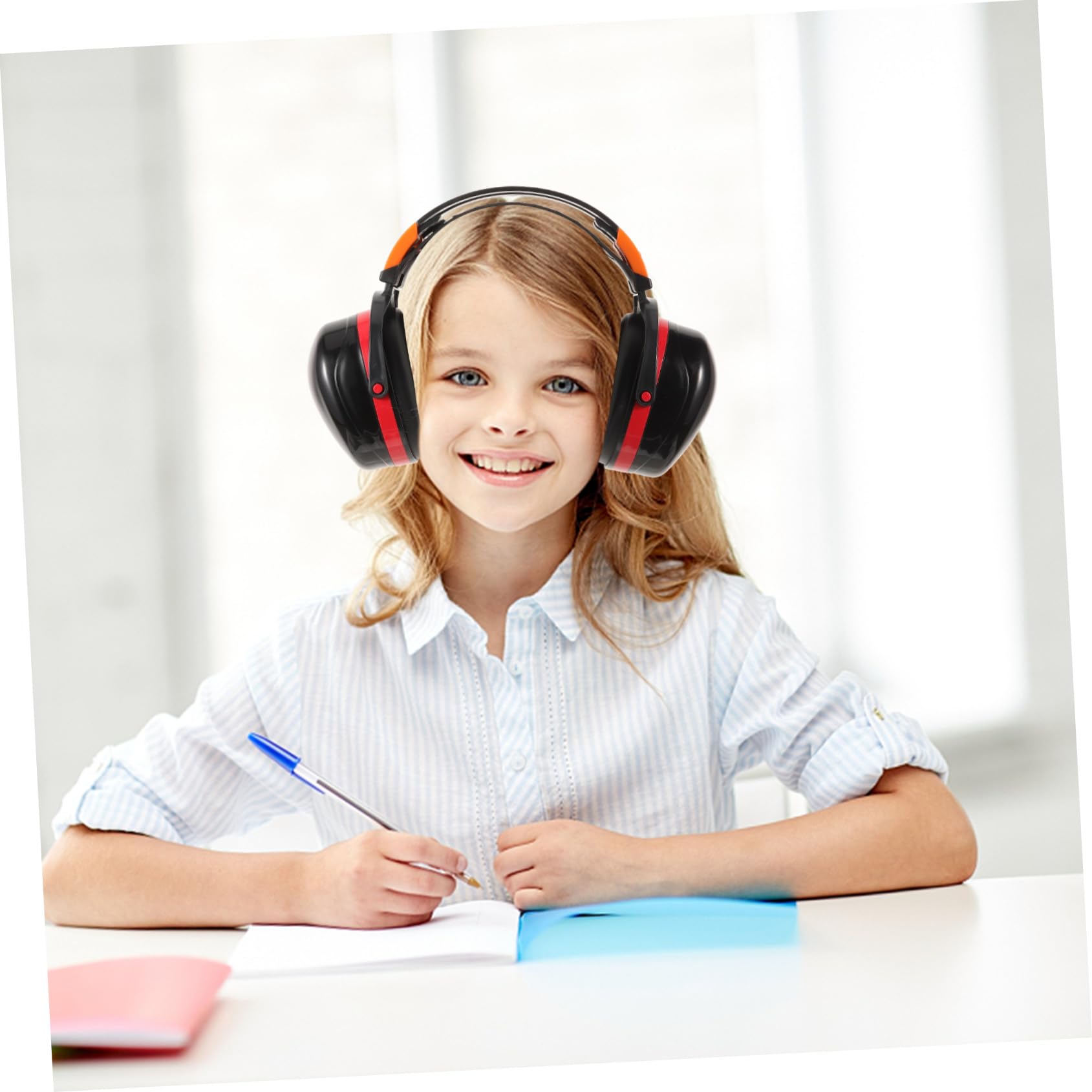 Angoily 3 Piezas orejeras insonorizadas auriculares con cable auriculares de baterista auriculares con cancelación de ruido auriculares antiruido auriculares diadema con cable el plastico