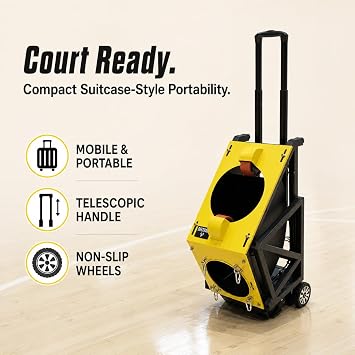Basketball Rebounder Machine and Automatic Shooting Machine, Dual Power