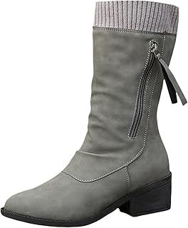 Giardini - Plataforma con borde de lana para mujer, con cremallera lateral, color liso, botas elegantes