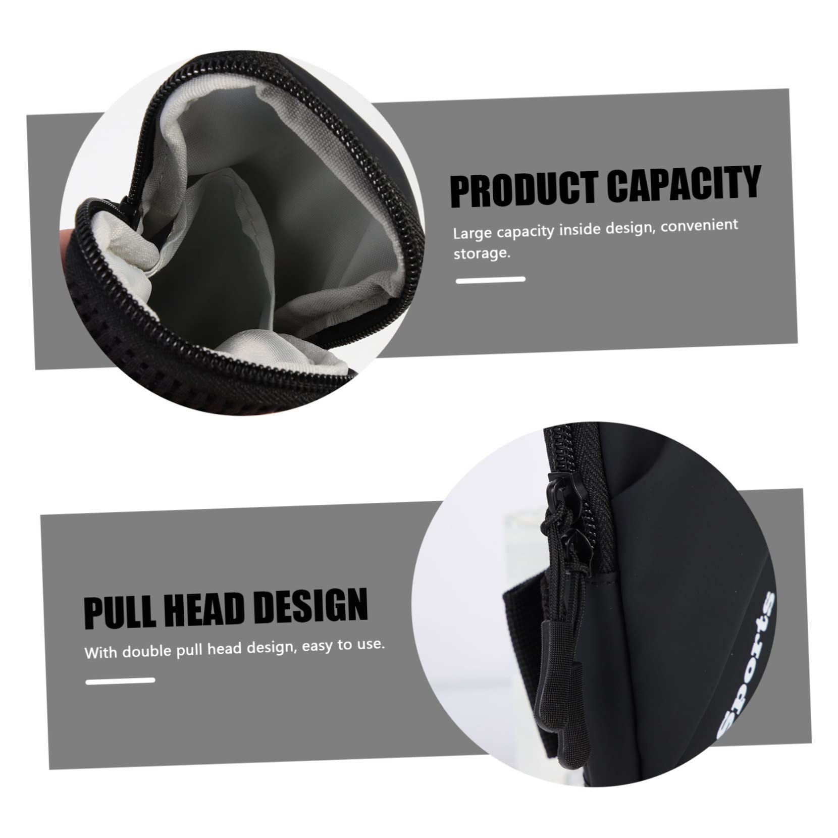 OSALADI 4pezzi Fascia Da Braccio Sportiva Per Smartphone Borsello Portatile Per Running Jogging e Attività Outdoor Con Design Traspirante Ed Elastico