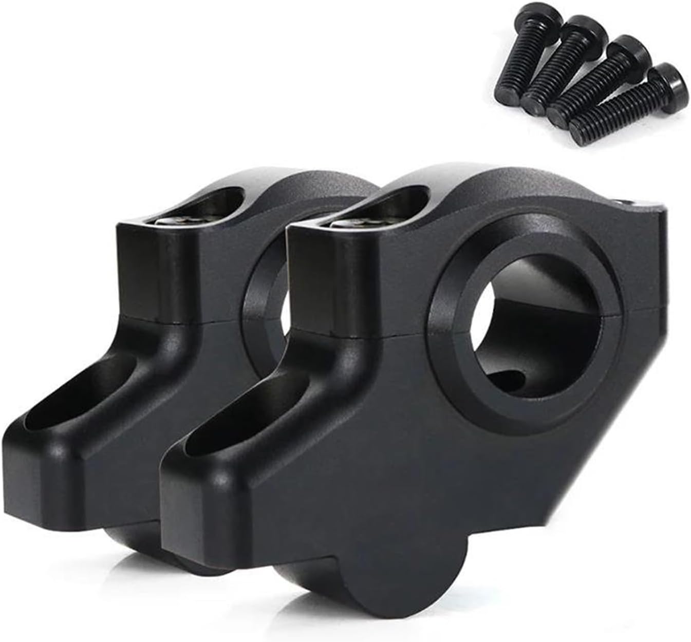 Handlebar Riser Mount For S&uzu-ki For SV 650 SV650 1999-2012 2016 2017 2018-2021 Motorcycle Back Moved Riser Offset Handle Bar Riser Raised Extend Handlebar Handle Bar Riser Clamp (Size : Matte Blac