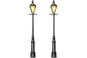 Beistle Lamppost Photo Backdrops for Parisian Flair