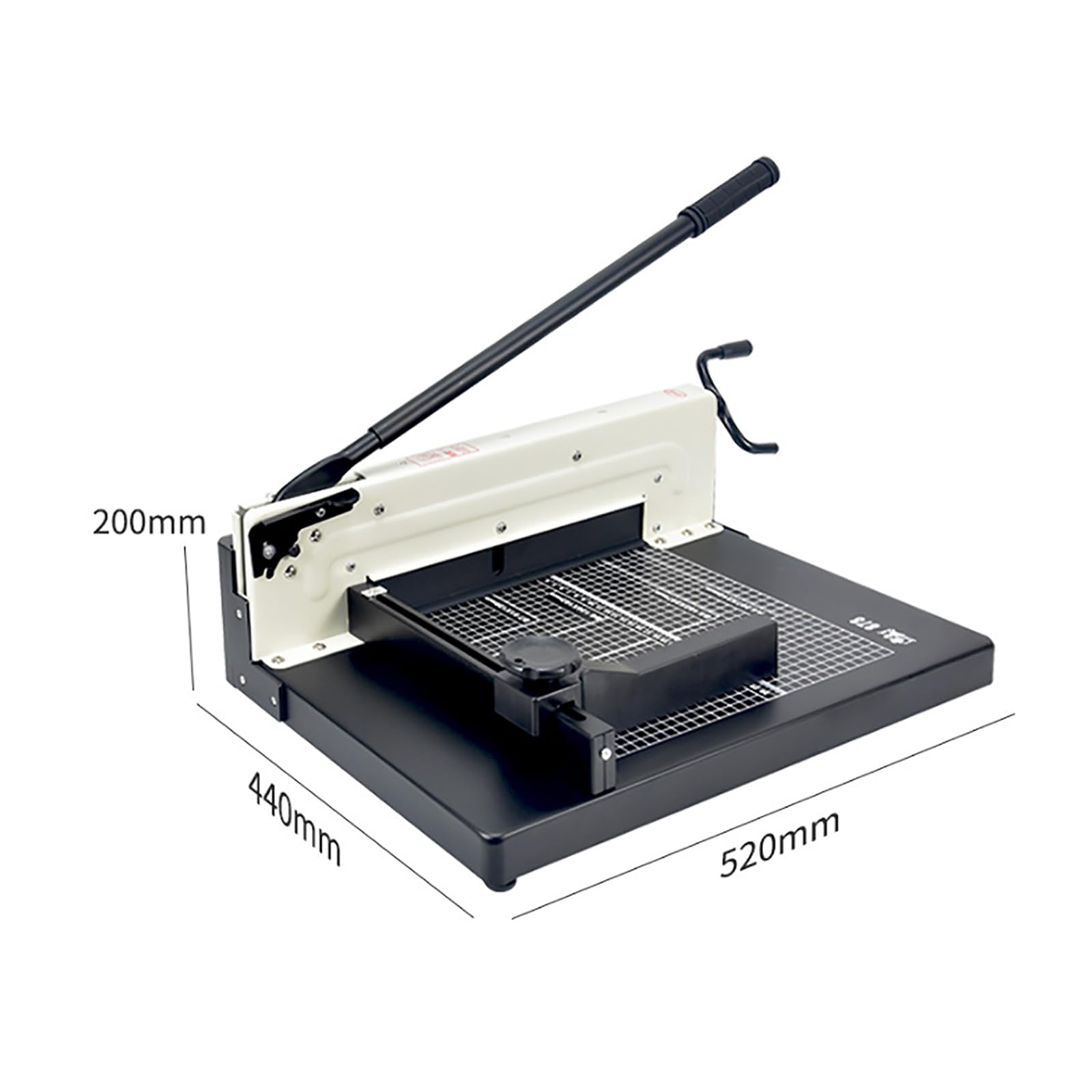 Taglierina per Carta Impilabile Manuale, Taglierina per Carta per Carichi Pesanti con Guida di Taglio, Larghezza Taglio: 310MM/spessore Taglio: 40mm/tolleranza Taglio: ±2MM, per Uffici/scuole