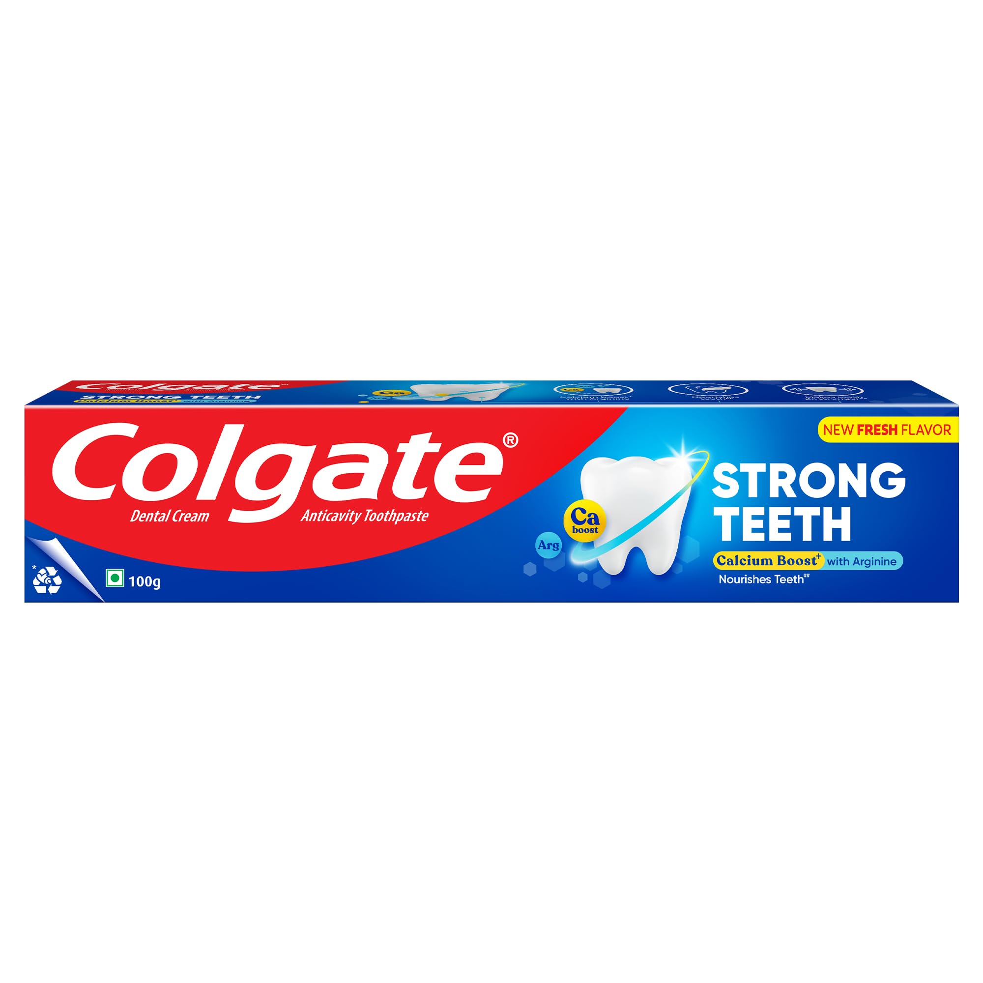 Colgate Toothpaste Strong Plaque Removal Teeth Dental Cream -105+5G Free(Anti-Cavity) Extra Grammage Free