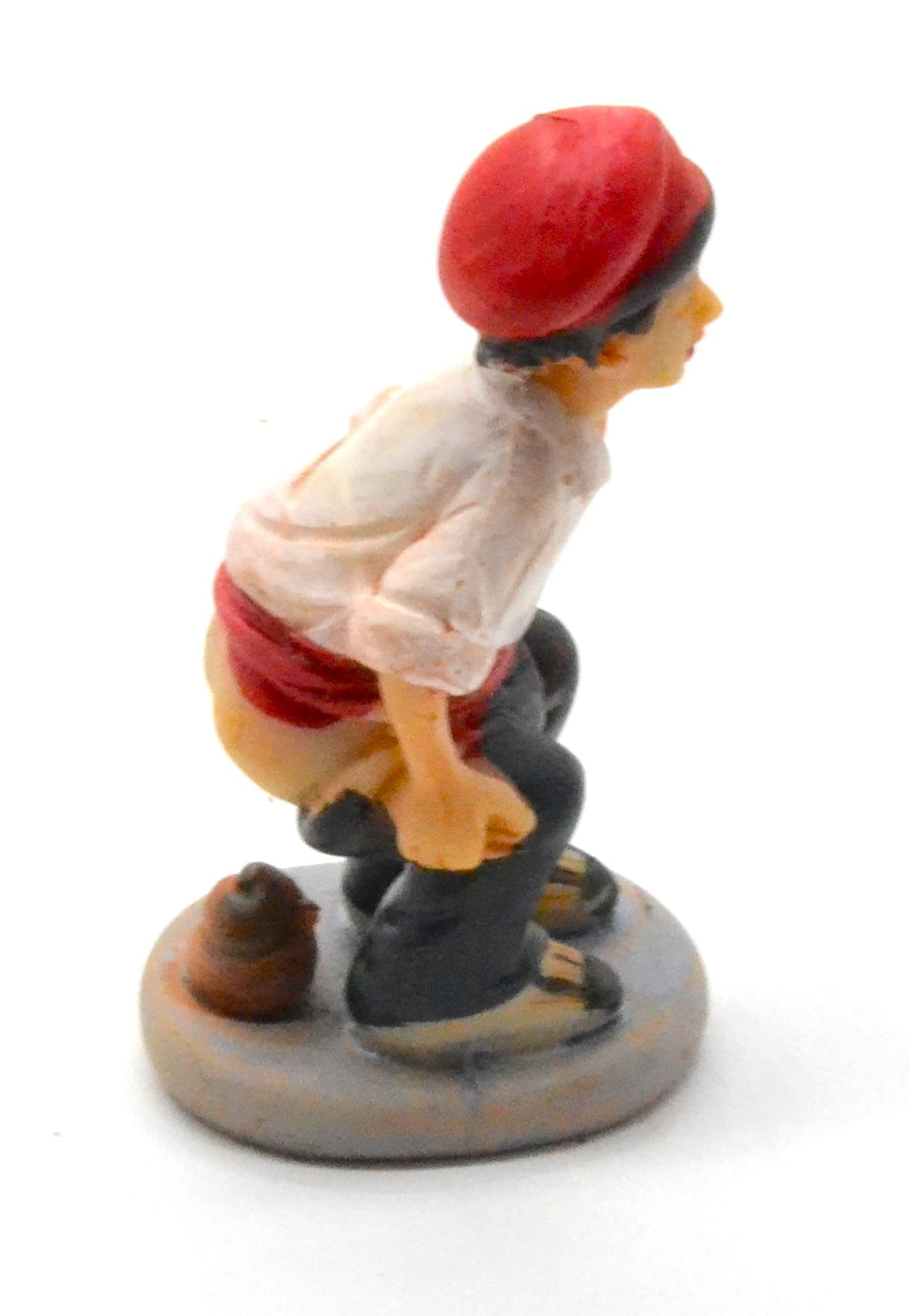 Figura del belén oculto de 6.5cm. encuentra la figura navideña. el hombre que hace caca. estatuilla cagando. conjunto de escena de natividad, figuras, jesús. 3 reyes. modelos a escala
