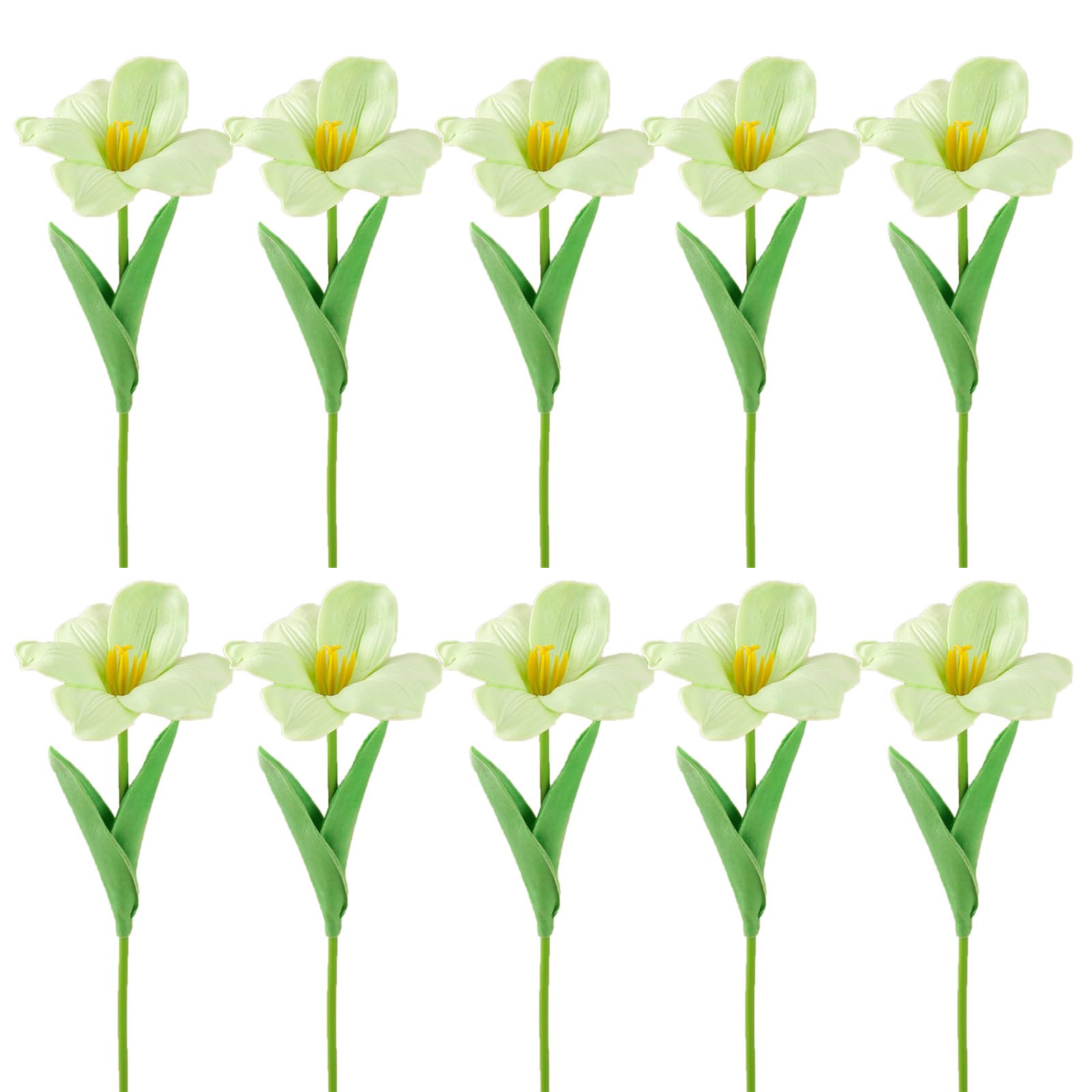 Tsophreniq 10Pcs Artificial Flower Bouquets Realistic Simulation Flower Branch for Wedding Decoration, Kitchen Garden Decoration Arrangements