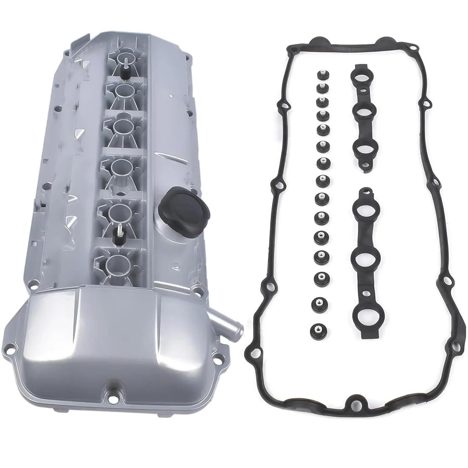 Cappucci per valvole pneumatici Tappo per bulloni guarnizione coperchio valvole motore in alluminio per BMW 2003-2006 per coperchio valvole motore