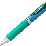 Pentel ENER-GEL RTX Retractable Liquid Gel Pen, 0.5mm, Needle Tip, Fine Line, Green, Pack of 2 (BLN75BP2D) – view 4