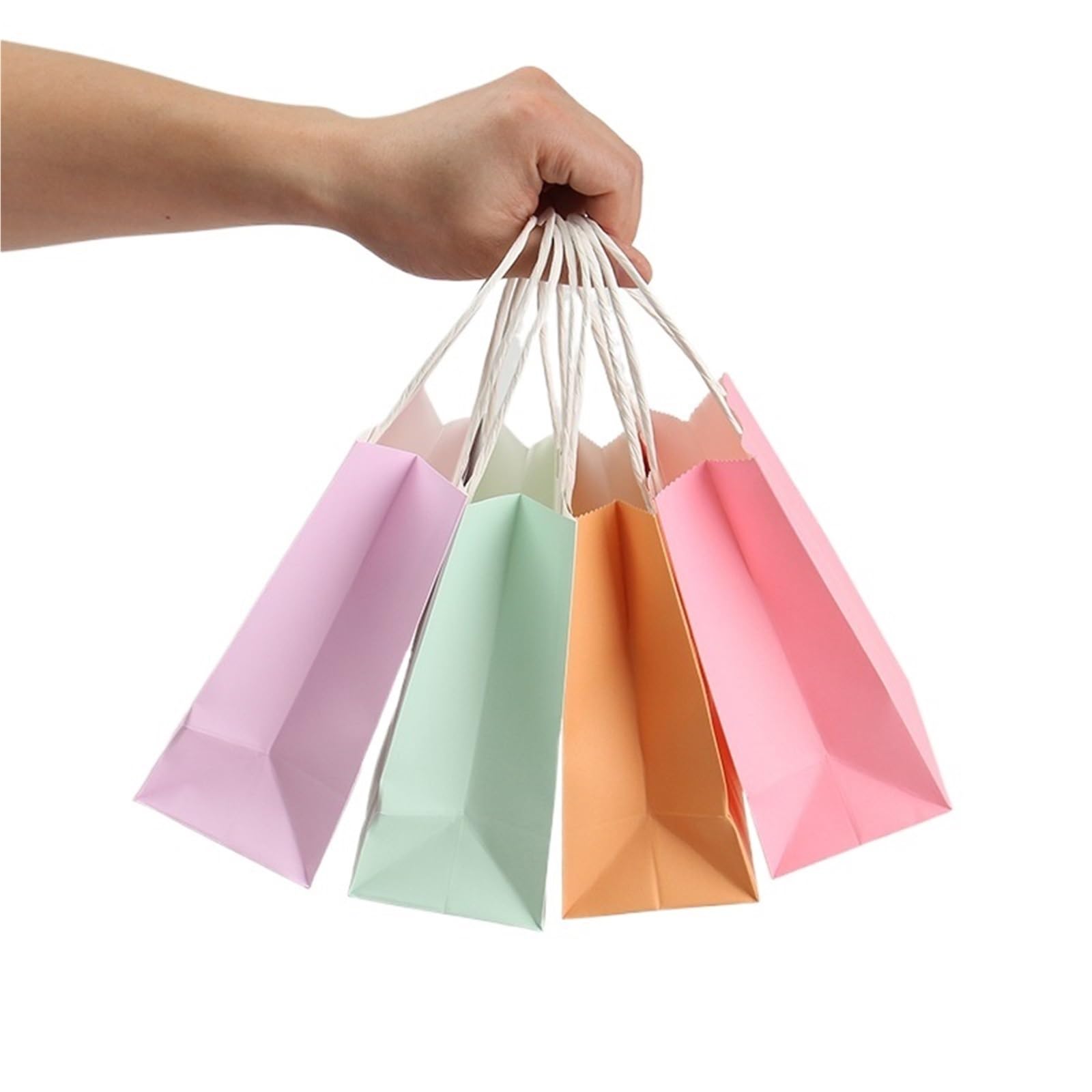 Papiertüten Geschenktüten aus Kraftpapier mit Griffen