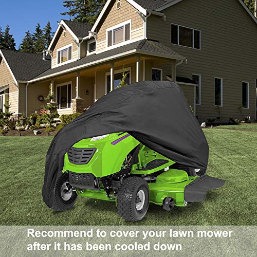 image for Femuar Lawn Mower Cover Waterproof Tractor Cover Fits Decks up to 54