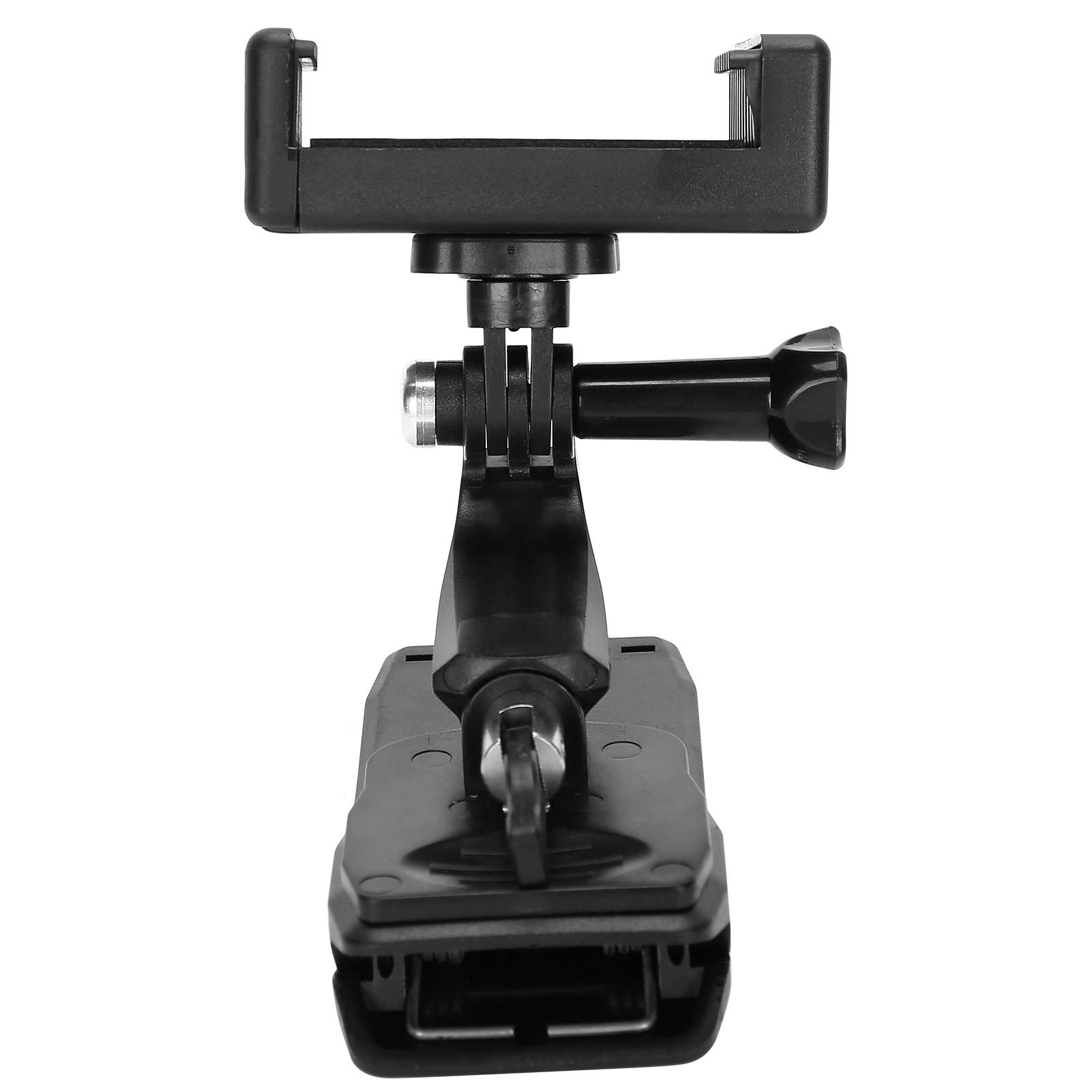 liujaos Professional Lightweight Camera Backpack Clip Holder, Backpack Fixed Bracket, Universal 360 Degree Black for Hiking Ascend Easy to Use-picture-14