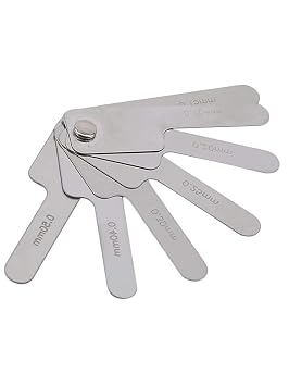 1Pc Silver Dental Orthodontic Interproximal Enamel Reduction Stainless Steel for Ipr Gauge Ruler 0.1-0.5 Mm, Metric and Imperial Measuring Tool, Personal Orthodontic Supplies, Health and Household