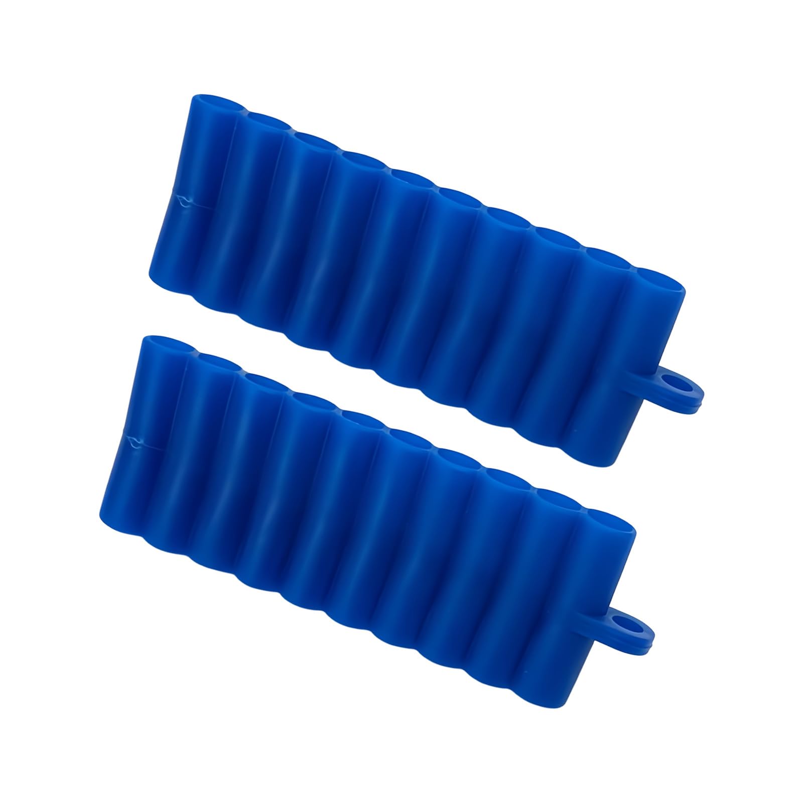 Mekalero Blue Compact Lightweight Bit Holder With 22 Slots Screwdriver Bit Storage Rack Ideal For Storing Hexagonal Shank Screwdriver Tips Flexible Holder