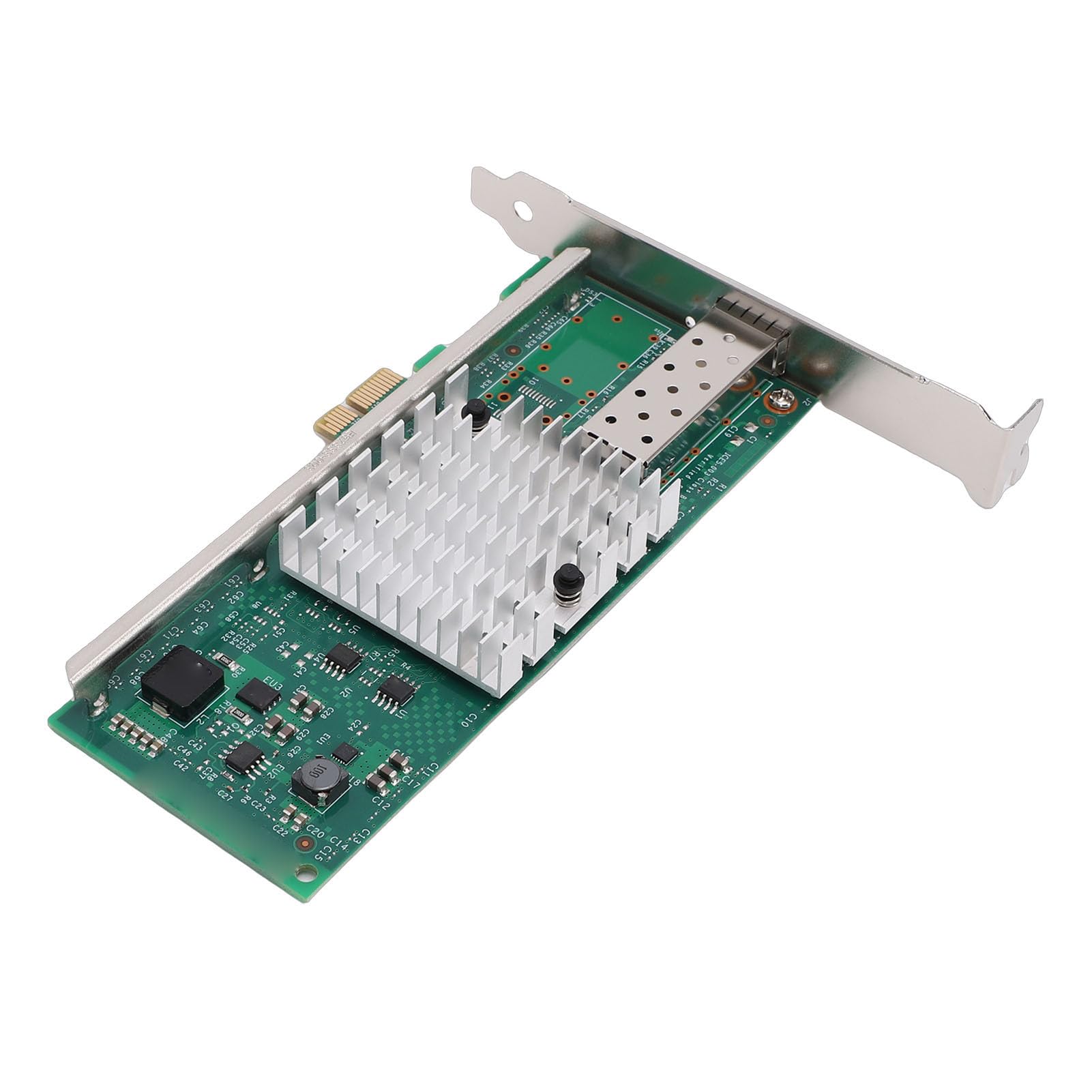VBESTLIFE Scheda di Rete PCIE X1 10G con Porta SFP+, Adattatore di Rete in Fibra Ethernet Che Supporta Chip 82599EN