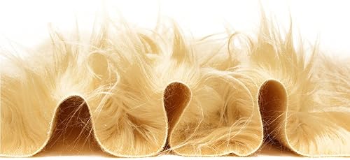 Miniatura 6 de Tela de piel sintética de pelo largo Gorilla Camel / 60 pulgadas de ancho/vendido por The Yard