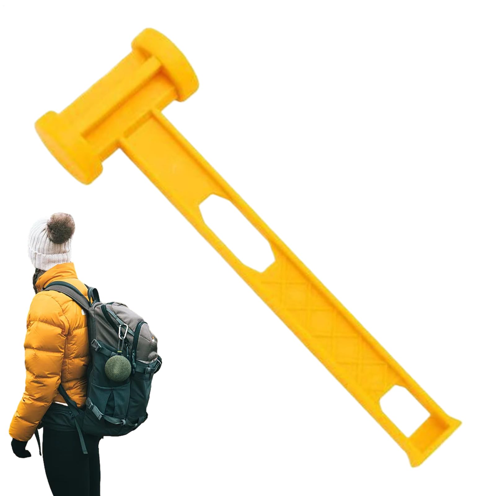 Marteau de piquet de tente, maillet de piquet de camping - Marteau à clous - à clous robuste, maillet à main Portable PE pour accessoires d'extérieur