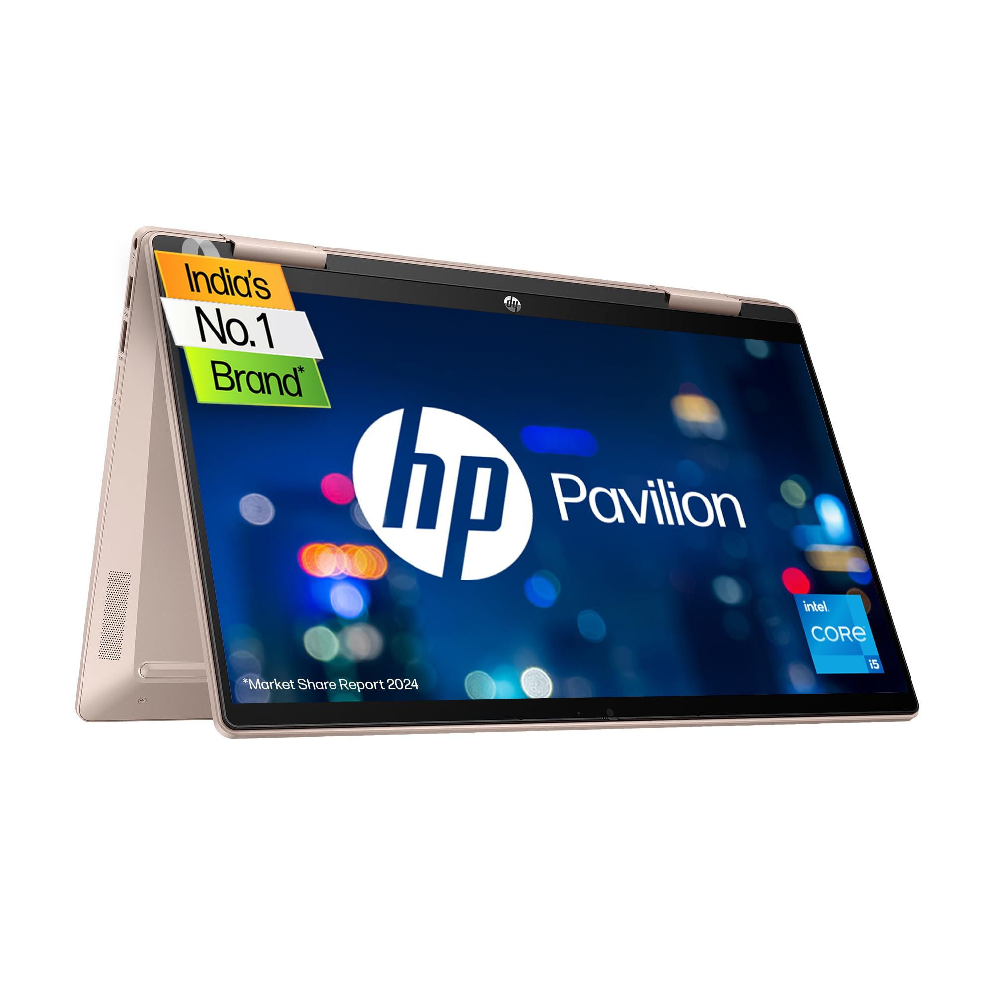 HP Pavilion x360, 13th Gen Intel Core i5-1335U, 14-inch (35.6 cm), FHD, 16GB DDR4, 1TB SSD, Intel Iris Xe Graphics, FPR, 5MP Camera w/Privacy Shutter (Win 11, MSO 2021, Rose Gold, 1.51 kg), ek1009TU (B0BRTBVSHS) Amazon Price History, Amazon Price Tracker