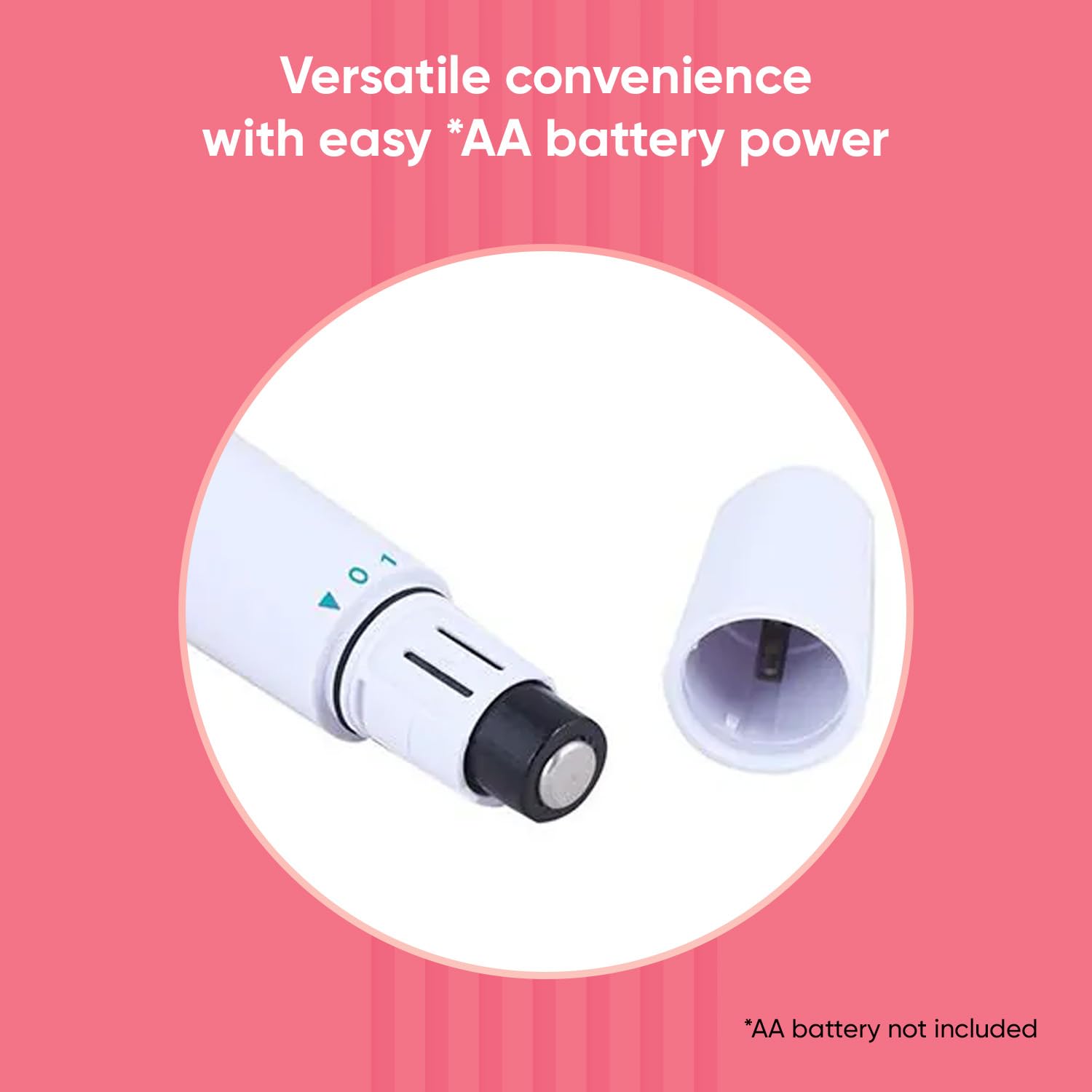 VEGA Silk Touch Trimmer With Bikini Head,2 Sided Trimming Head With 2 Comb Attachement Battery Operated For Eyebrow,Rechargeable Electric Shaver,Underarms&Bikini Trimmer For Women,(VHBT-01),White 2