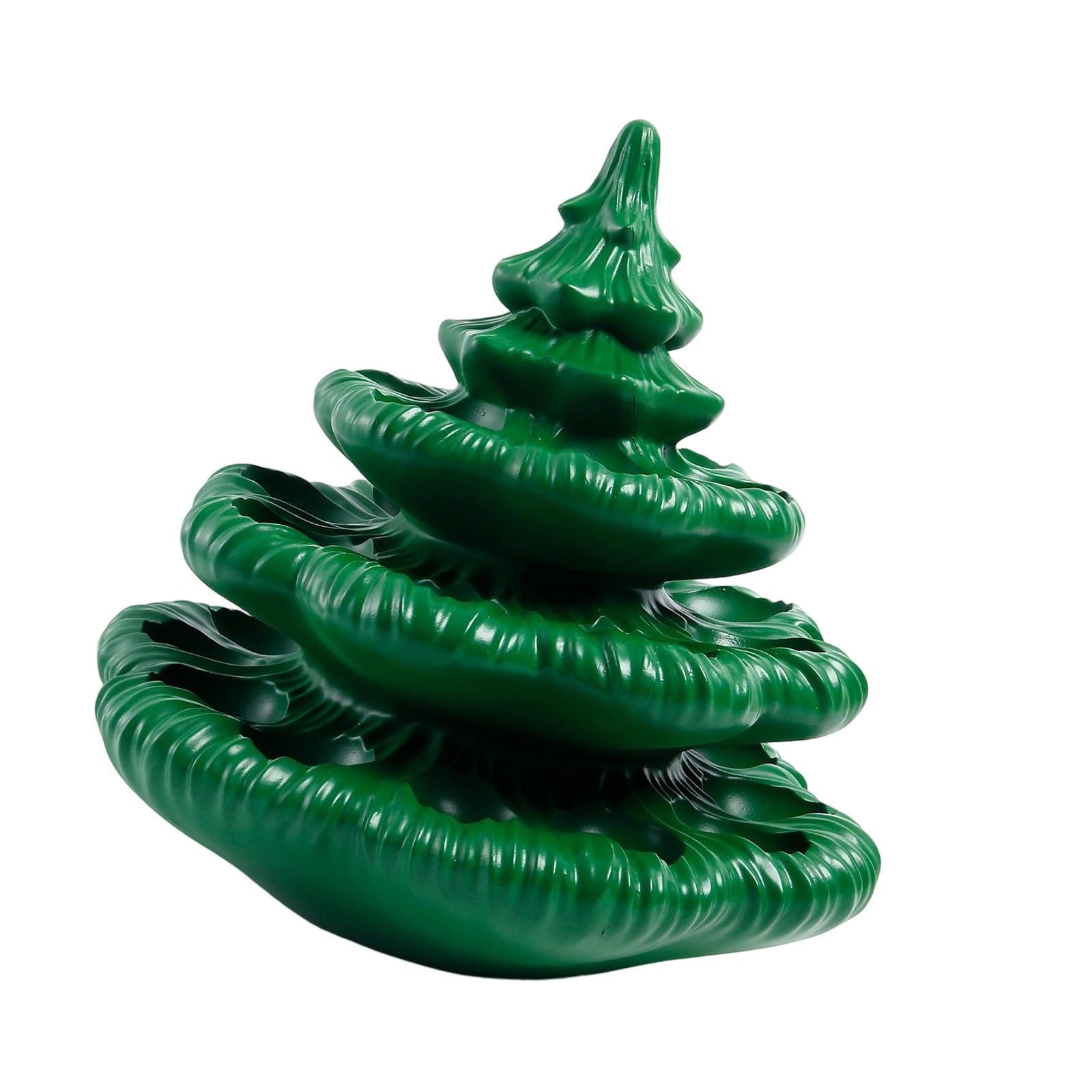 Resin Christmas Tree Serving Tray for Devil Eggs Snacks Holiday Party Decor Easy Green Devil Eggs Tray