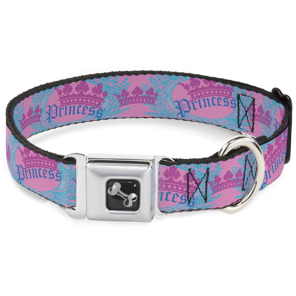Collier pour chien os Crown Princess Boucle Down grand chien aux finitions soignées