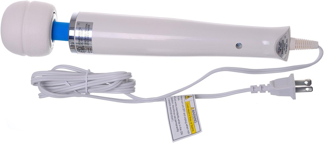 Magic Wand Massager Original HV-260 – Plug-in 2-Speed with Flexible Neck – Personal Massagers for Women, Neck, Hand, Back, Muscle, and Head Massager